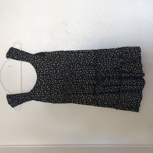 Black and white print summer dress